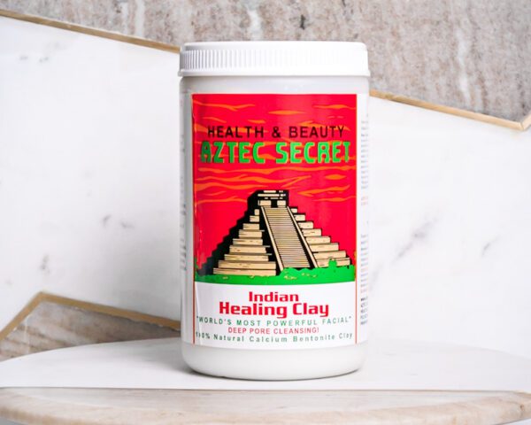 Image of 2 pound aztec secret healing clay jar