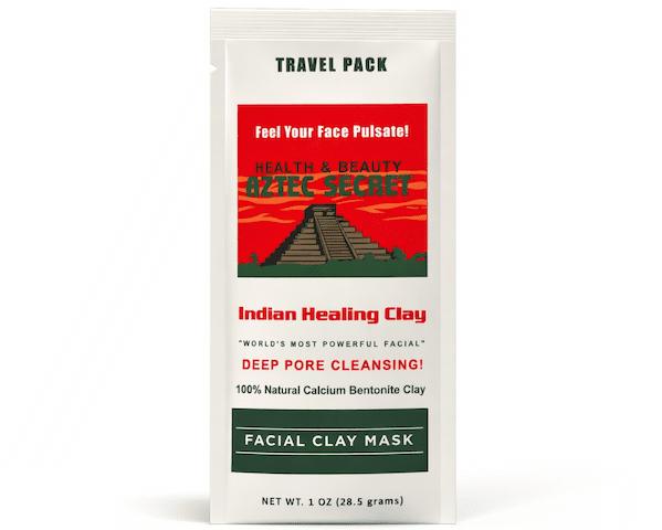 Portable Deep Pore Cleansing: Aztec Secret Indian Healing Clay Travel Packs